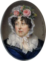 Bracelet avec portrait de Lady Susan Murray